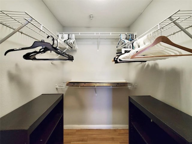 2502 Leon St Unit 515, Austin, TX 78705 - walk in closet featuring light wood-style floors