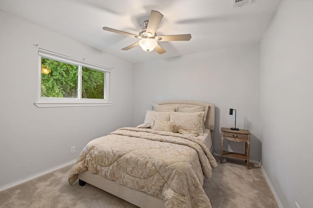 105 S Rainbow Bridge Dr, Cedar Park, TX 78613 - carpeted bedroom with baseboards and ceiling fan