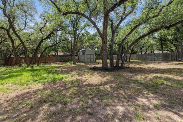 105 S Rainbow Bridge Dr, Cedar Park, TX 78613 - fenced backyard featuring a shed