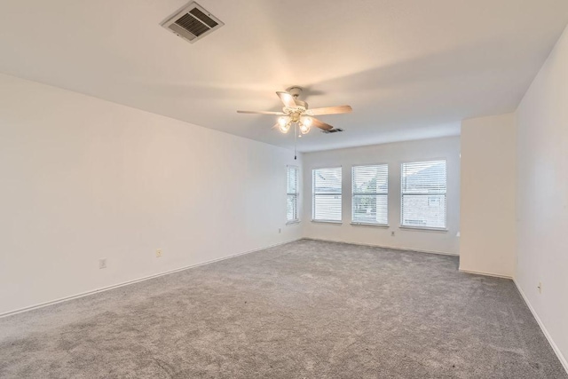 1171 Southern Pl, Round Rock, TX 78665 - carpeted spare room featuring a ceiling fan and baseboards
