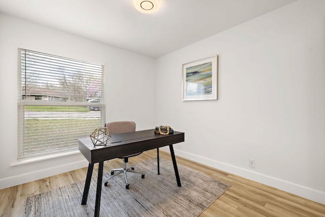 2927 Norwood Hill Rd, Austin, TX 78723 - office space with baseboards and light wood-style flooring