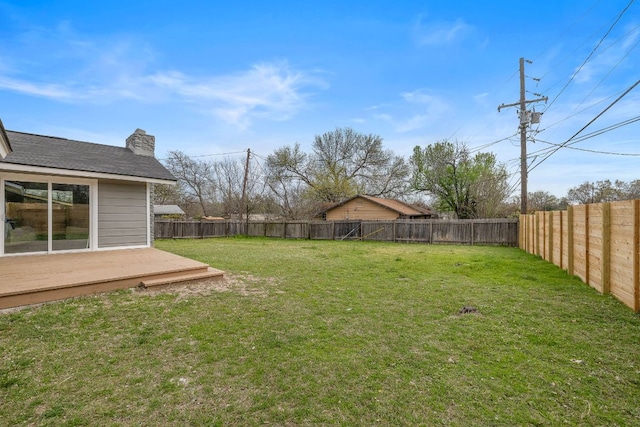 2927 Norwood Hill Rd, Austin, TX 78723 - fenced backyard with a deck