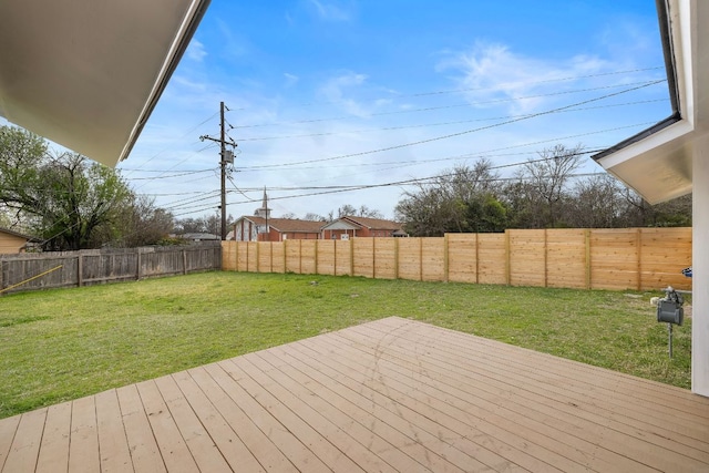 2927 Norwood Hill Rd, Austin, TX 78723 - wooden deck featuring a fenced backyard