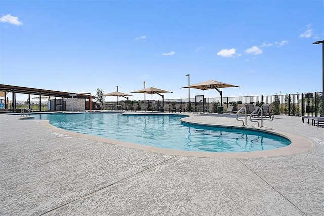 4319 Port Hope St, Round Rock, TX 78665 - community pool featuring a patio area
