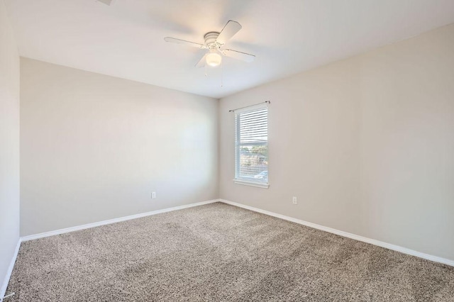 338 Liberty St, Hutto, TX 78634 - unfurnished room featuring baseboards, ceiling fan, and carpet floors