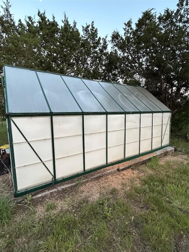 view of greenhouse