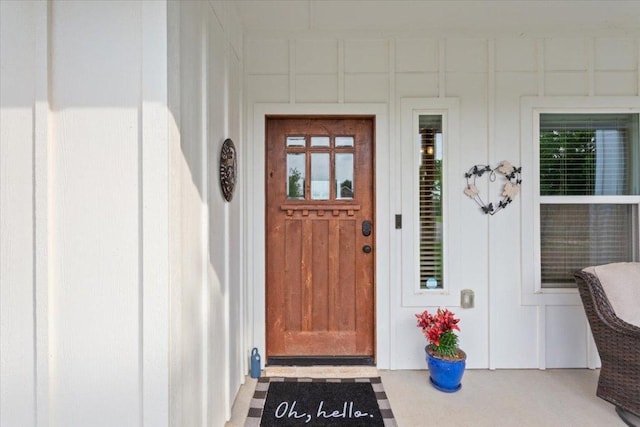 160 Buccaneer Way, Waco, TX 76638 - property entrance with board and batten siding