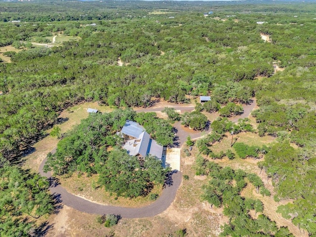 aerial view with a view of trees