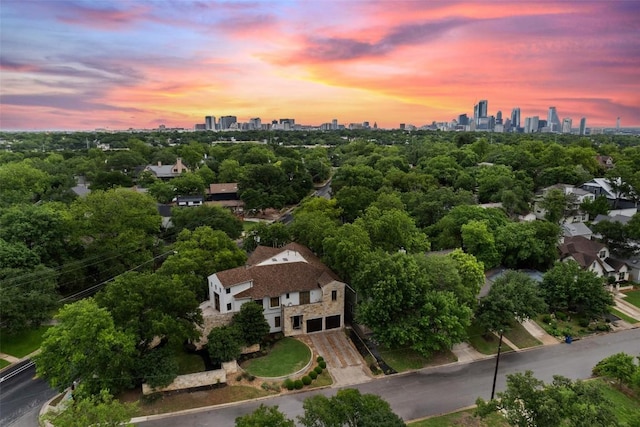 3007 Windsor Rd Unit B, Austin, TX 78703 - drone / aerial view of city skyline