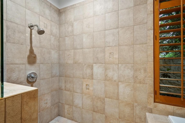 3007 Windsor Rd Unit B, Austin, TX 78703 - full bathroom featuring a tile shower