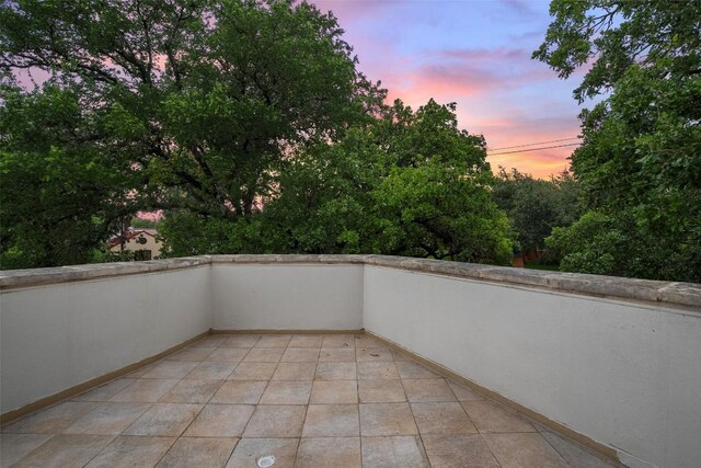 3007 Windsor Rd Unit B, Austin, TX 78703 - view of balcony at dusk