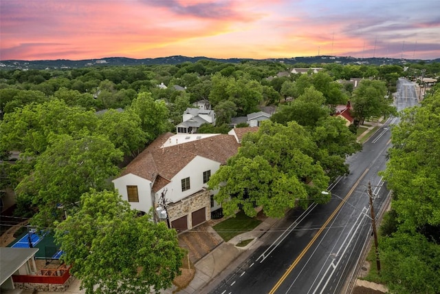 3007 Windsor Rd Unit B, Austin, TX 78703 - view of aerial view at dusk