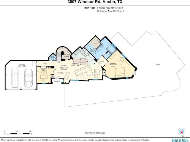 3007 Windsor Rd Unit B, Austin, TX 78703 - room layout