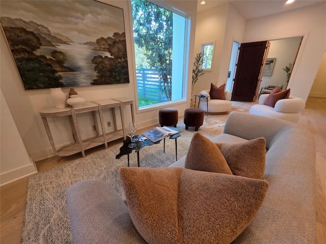 3007 Windsor Rd Unit B, Austin, TX 78703 - living area with baseboards and recessed lighting