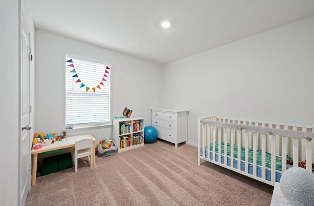 18720 Speculator Ln, Elgin, TX 78621 - bedroom with a nursery area, baseboards, and carpet floors
