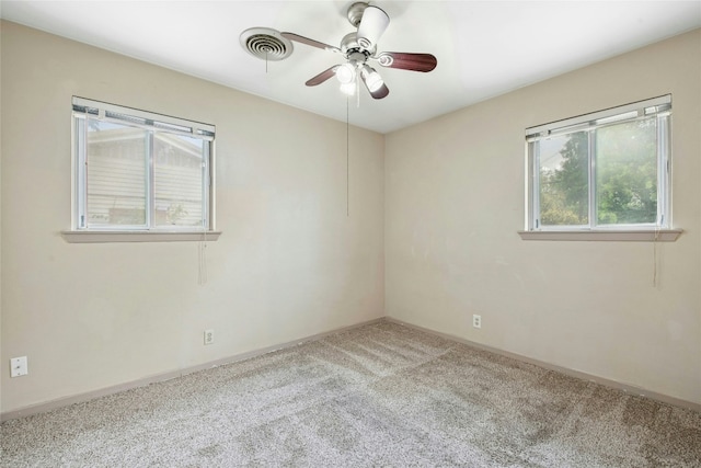 7000 Miranda Dr, Austin, TX 78752 - carpeted spare room featuring ceiling fan and baseboards