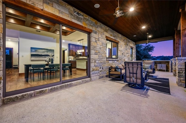 21216 Bertram Ln, Spicewood, TX 78669 - view of patio / terrace