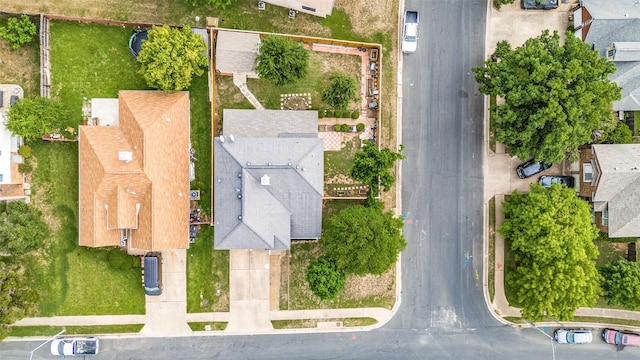 bird's eye view featuring a residential view