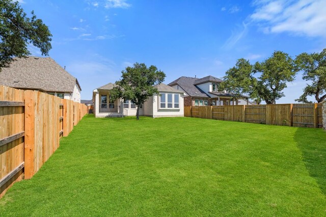 1108 Snowdrop Dr, Georgetown, TX 78628 - view of fenced backyard
