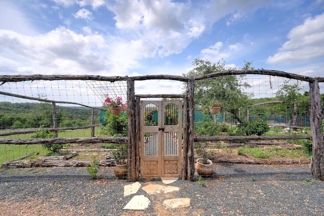 view of gate