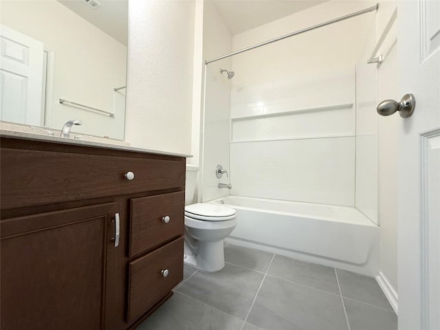 4482 Acerno St, Round Rock, TX 78665 - full bath featuring tile patterned floors, vanity, and shower / bath combination