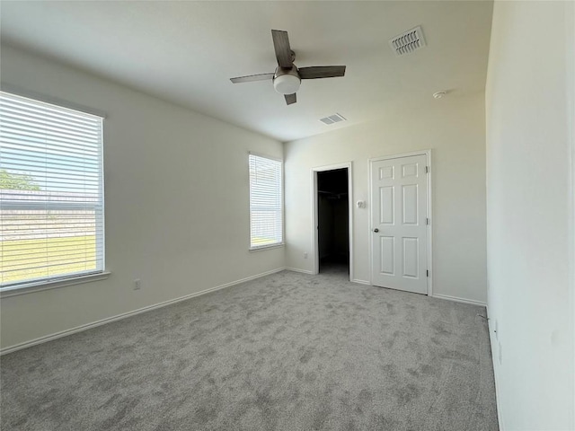 4482 Acerno St, Round Rock, TX 78665 - unfurnished bedroom with carpet and a ceiling fan