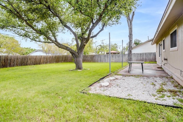 302 Garden Ct, Round Rock, TX 78664 - view of yard featuring a fenced backyard and a patio