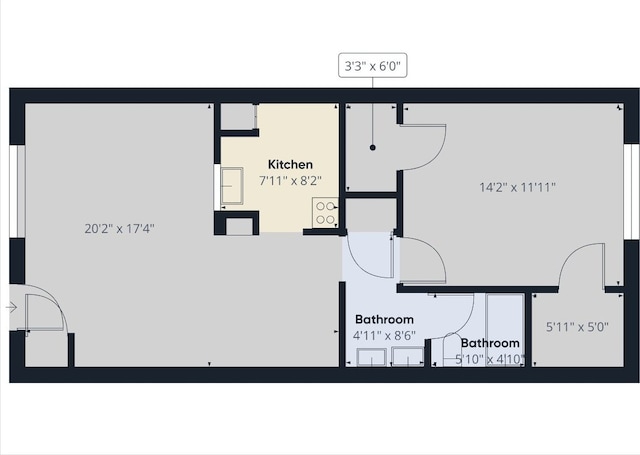 7920 Rockwood Ln Unit 115, Austin, TX 78757 - view of room layout