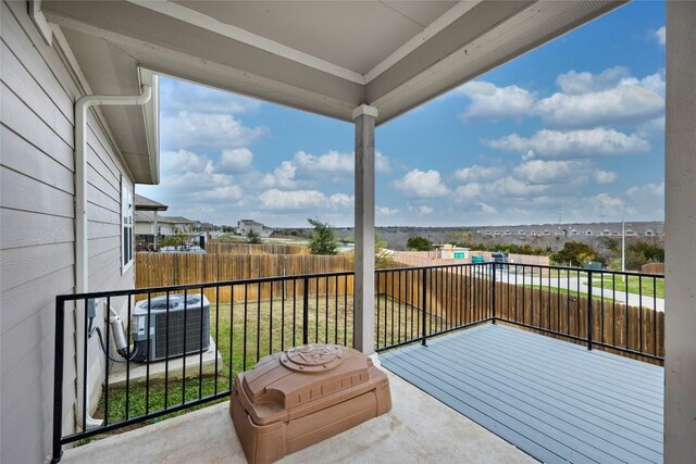 8220 Linnie Ln, Austin, TX 78724 - balcony featuring central AC