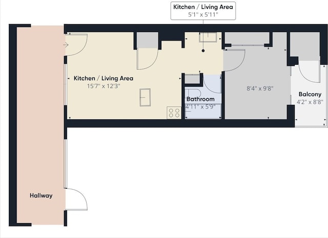 2901 San Jacinto Blvd Unit 105, Austin, TX 78705 - floor plan