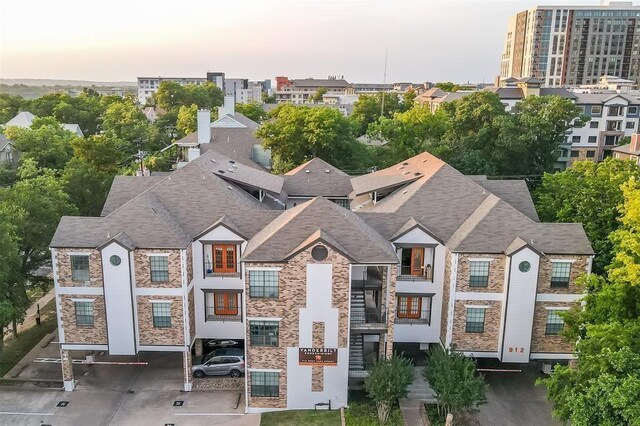 912 W 22nd St Unit 307, Austin, TX 78705 - aerial view of property and surrounding area