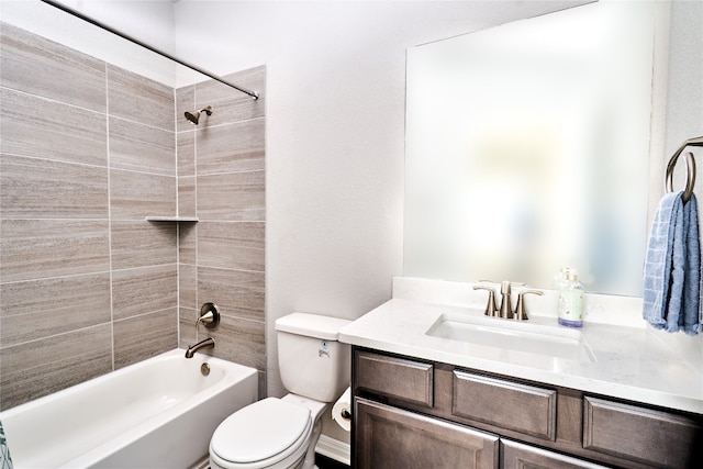 2945 Mill Run Bnd, Round Rock, TX 78665 - full bath featuring toilet, vanity, and bathing tub / shower combination