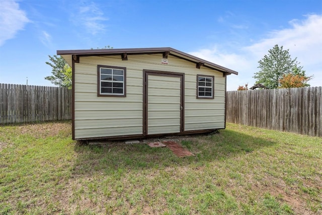 1021 Polmont Ct, Seguin, TX 78155 - view of shed featuring a fenced backyard