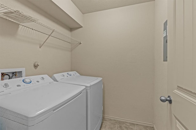 1021 Polmont Ct, Seguin, TX 78155 - laundry room with laundry area, baseboards, and independent washer and dryer
