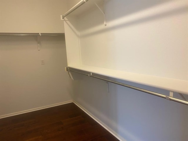 721 Independence Creek Ln, Georgetown, TX 78633 - spacious closet with dark wood-style floors