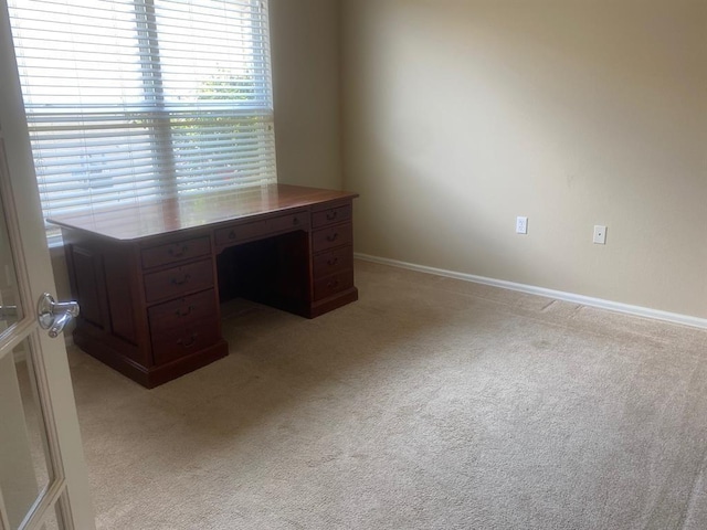 721 Independence Creek Ln, Georgetown, TX 78633 - unfurnished office with light carpet and baseboards