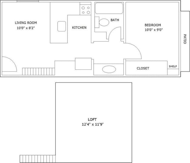 2210 Pearl St Unit 304, Austin, TX 78705 - floor plan