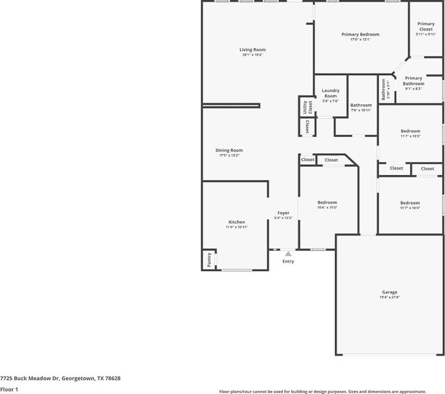 7725 Buckmeadow Dr, Georgetown, TX 78628 - photo 33