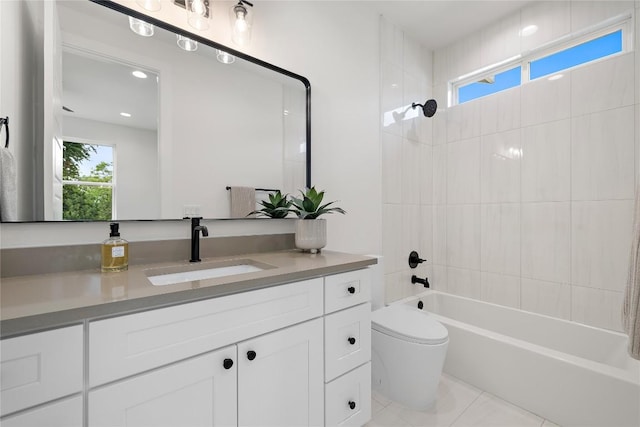1702 Pennsylvania Ave, Austin, TX 78702 - full bath featuring bathtub / shower combination, vanity, and toilet
