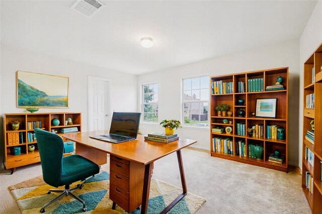 6900 Longford Trl, Austin, TX 78754 - carpeted home office with baseboards