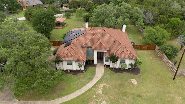 view of subject property