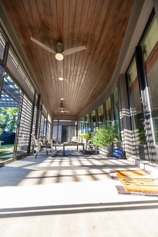 1218 Timber St, Georgetown, TX 78626 - unfurnished sunroom featuring plenty of natural light