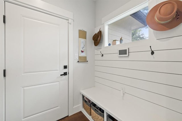 4423 Jinx Ave Unit 2, Austin, TX 78745 - mudroom with dark wood-type flooring