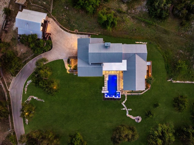 9208 Madrone Ranch Trl, Austin, TX 78738 - aerial view of property and surrounding area