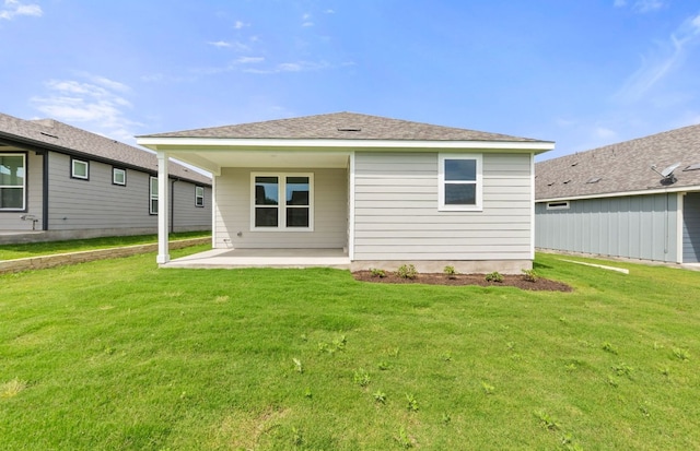 117 Crossbar St, Georgetown, TX 78633 - back of property with a patio and a lawn