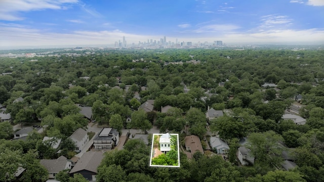 512 E 49th St, Austin, TX 78751 - aerial view of property's location with property boundaries highlighted