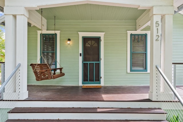 512 E 49th St, Austin, TX 78751 - view of exterior entry featuring a porch