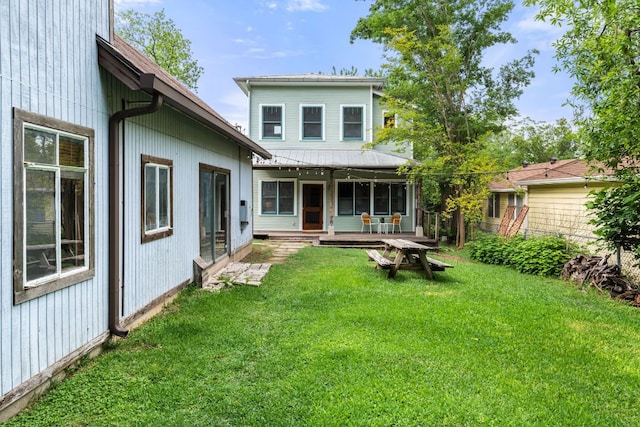 512 E 49th St, Austin, TX 78751 - back of property featuring a lawn