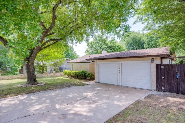 4703 Quicksilver Blvd, Austin, TX 78744 - view of detached garage
