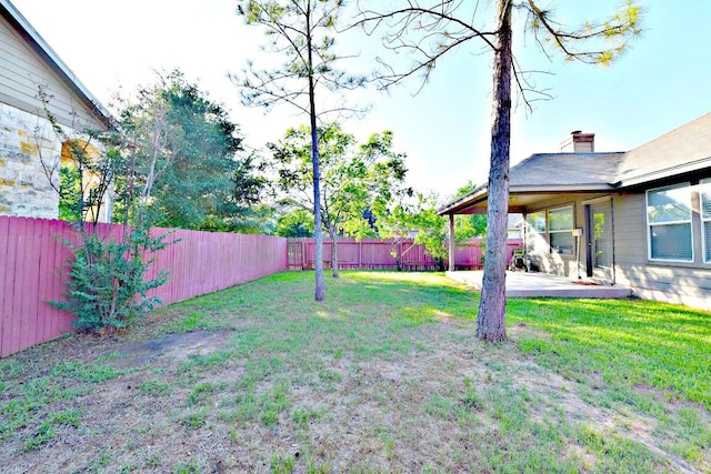 11120 Old Quarry Rd, Austin, TX 78717 - fenced backyard featuring a patio